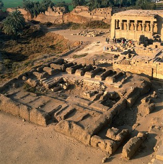 Upper Egypt, temple at Dendara, 1989