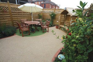 view Garden. Dementia care ward. NHS Trust, UK.