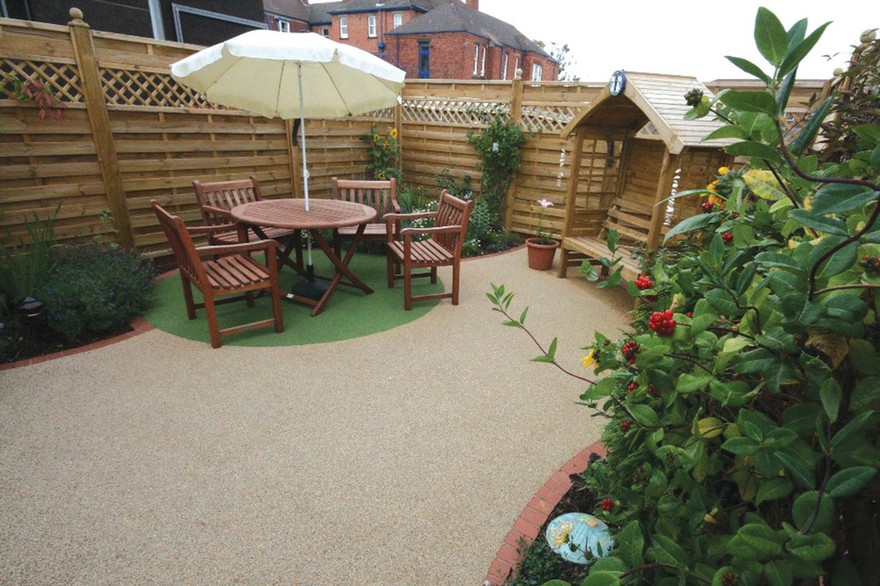 Garden. Dementia care ward. NHS Trust, UK.