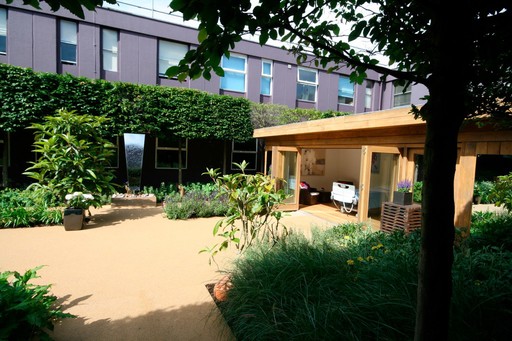 Garden Room. Palliative care. NHS Trust, UK