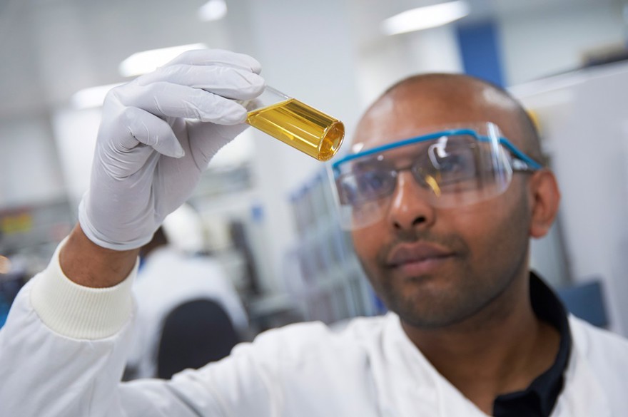 Young male scientist in a laboratory