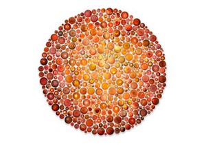 view Ishihara Colour Vision test compiled using retina