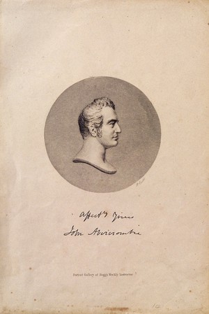 view John Abercrombie. Engraving by F. Croll.
