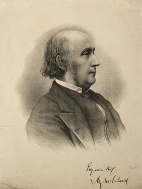 Sir Henry Wentworth Acland. Lithograph.