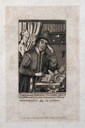 view Jack Adams. Line engraving by [Hobbedeboody], 1792.