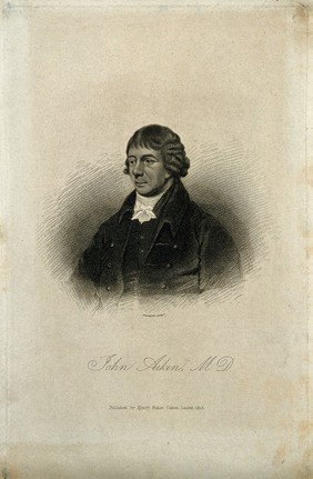 John Aikin. Stipple engraving by J. Thompson, 1823.