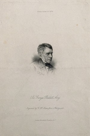 view Sir George Biddell Airy. Stipple engraving by C. H. Jeens after a photograph, 1878.