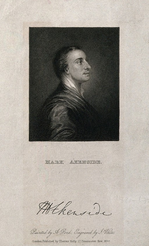 Mark Akenside. Stipple engraving by J.