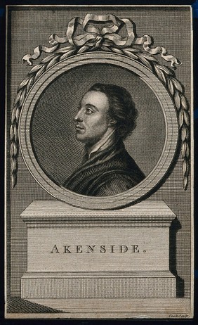 Mark Akenside. Line engraving by Cook.