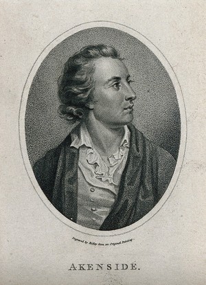 view Mark Akenside. Stipple engraving by W. Ridley.