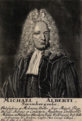 Michael Alberti. Line engraving.