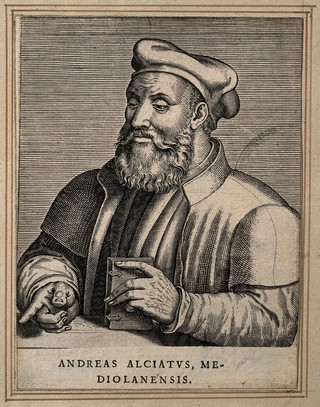 Andrea Alciati. Engraving.