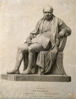 James Anderson. Lithograph by H. Corbould after F. L. Chantrey.