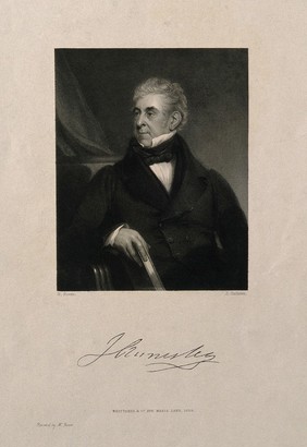 Sir James Annesley. Stipple engraving by J. Cochran after H. Room.