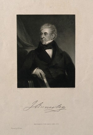 view Sir James Annesley. Stipple engraving by J. Cochran after H. Room.