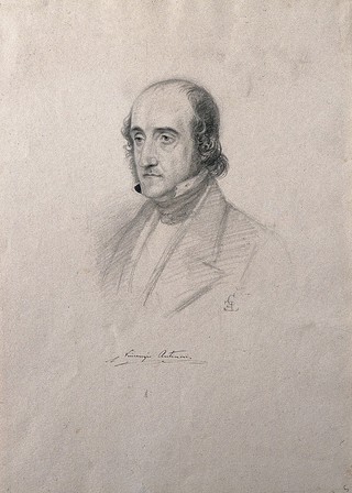 Vincenzio Antinori. Pencil drawing by C. E. Liverati, 1841.