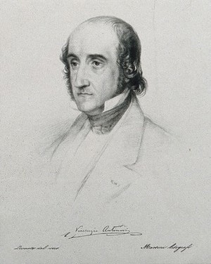 view Vincenzio Antinori. Lithograph by Martini after C. E. Liverati, 1841.