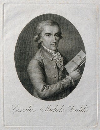 Michele Araldi. Line engraving.