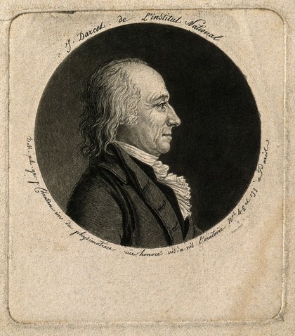 Jean d'Arcet. Etching by G. L. Chrétien.