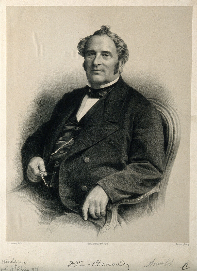 Friedrich Arnold. Lithograph by C. Bornemann, 1873, after P.L. Pierson., 1873, by Pierre-Louis Pierson