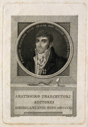 Paul Assalini. Stipple engraving by A. Rados after M. Lose.