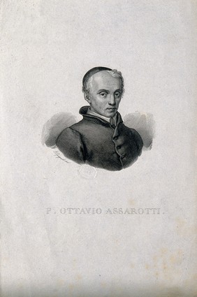 Ottavio Assarotti. Line engraving by F. Spagnoli.