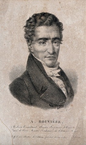 Joseph Marie Audin Rouvière. Lithograph by [Mlle. Jaqu...?].