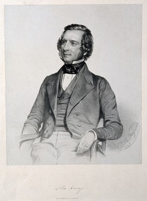 view John Avery. Lithograph by T. H. Maguire, 1849.