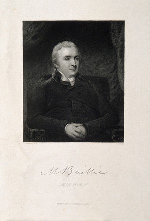 view Matthew Baillie. Engraving by H. Cook after J. Hoppner.