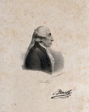 view Jean Sylvain Bailly. Lithograph after J. B. Mauzaisse, 1832.