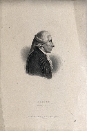 view Jean Sylvain Bailly. Engraving by W. Greatbach, 1881, after J. B. Mauzaisse.