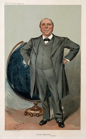 Sir Robert Ball. Colour lithograph after Sir L. Ward [Spy].