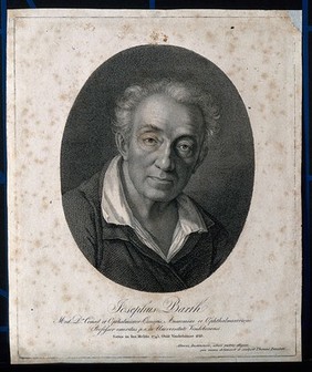 Joseph Barth. Line engraving by T. Benedetti.