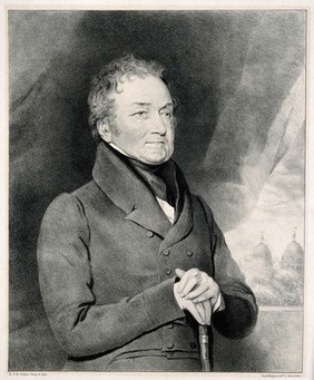 Sir Edward Bate. Lithograph by R. S. E. Gallon.