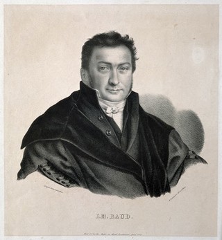 Jean Marie Baud. Lithograph by A. Lemonnier after M. Hess, 1827.