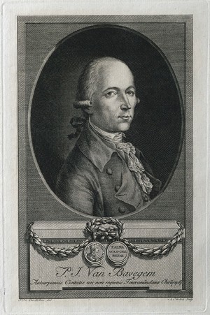 view Pierre Joseph Baveghem. Line engraving by A. Cardon after J. de Landtsheer.