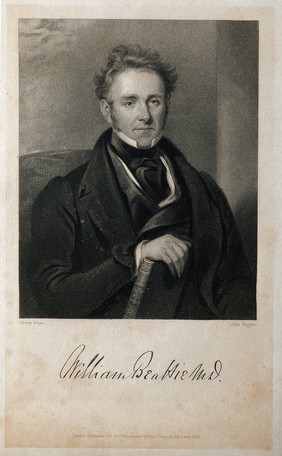 William Beattie. Stipple engraving by T. Rogers after H. Room.