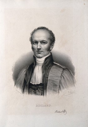 Pierre Auguste Béclard. Lithograph by Z. Belliard.