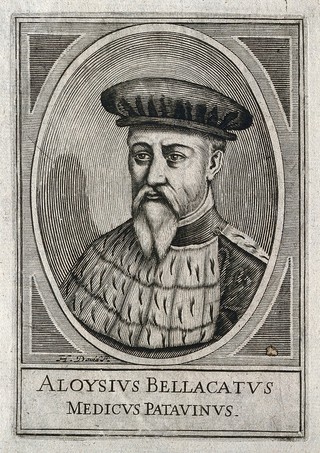 Aloysius Bellacato. Line engraving by H. David, 1630.
