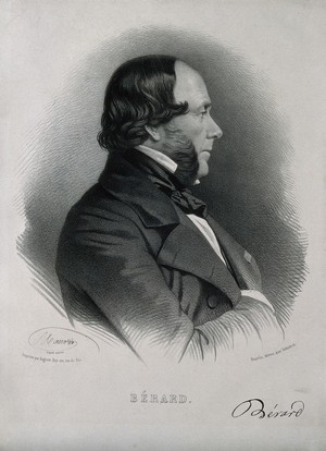 view Pierre Honoré Bérard. Lithograph by N. E. Maurin.