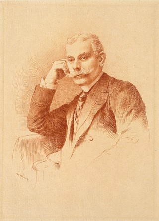 Paul Berger. Reproduction of etching by E. van Muyden.