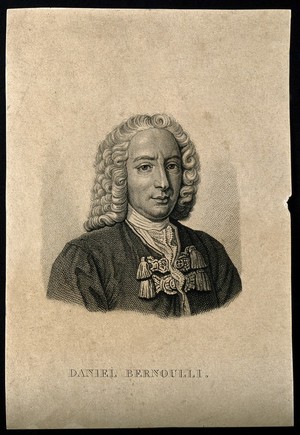 view Daniel Bernoulli. Engraving.