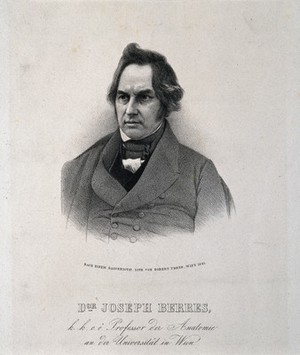 view Joseph von Berres. Lithograph by R. Theer after a daguerreotype.