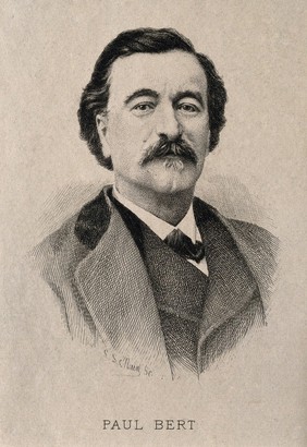 Paul Bert. Etching by L. Le Nain.