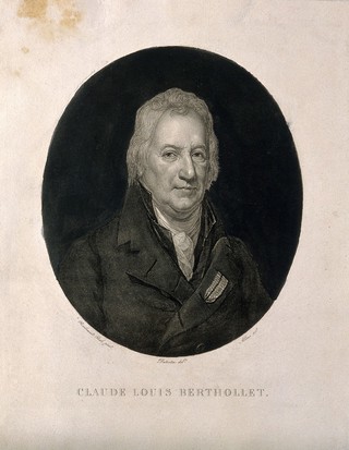 Claude Louis Berthollet. Mezzotint by L.J. Allais after A. Dutertre after R. Peale.