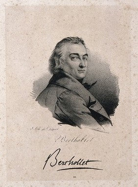 Claude Louis Berthollet. Lithograph by Delpech after N.E. Maurin.