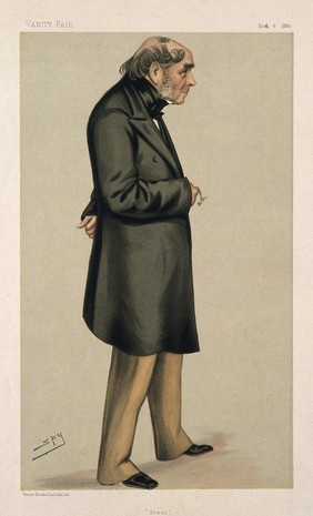Sir Henry Bessemer. Colour lithograph by Sir L. Ward [Spy], 1880.