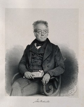 John Bicknell. Lithograph by C. Baugniet, 1845.