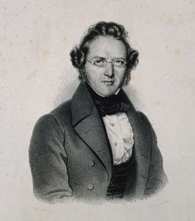 Felix Bittner. Lithograph by R. Theer, 1838.
