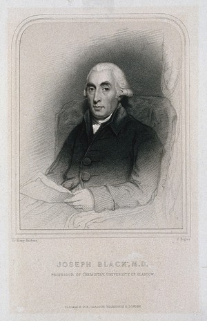 view Joseph Black. Stipple engraving by J. Rogers after H. Raeburn.